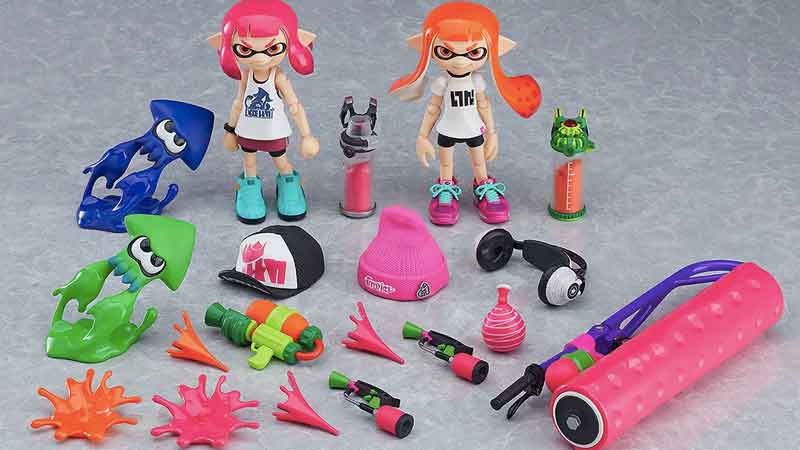 figma Splatoon Girl & Boy DX Edition Rerelease Pre-Orders