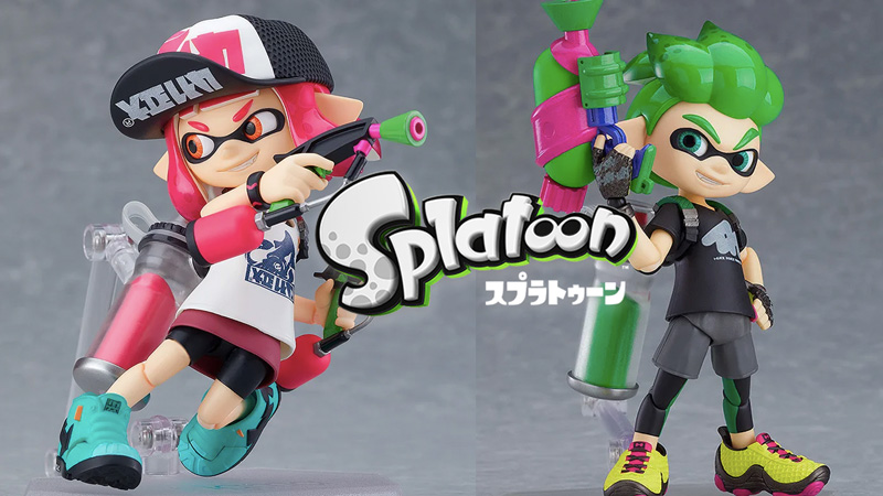 figma Splatoon Girl & Boy DX Edition Rerelease Pre-Orders