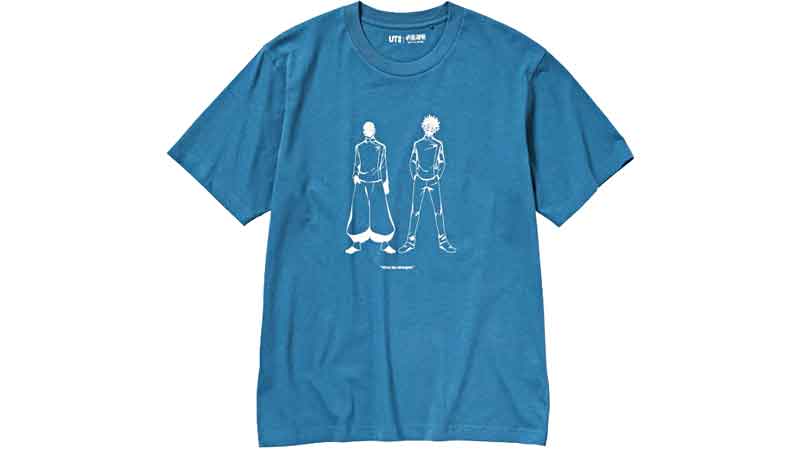 Jujutsu Kaisen Collaborates with UNIQLO UT - T-shirts featuring Gojo Satoru and Suguru Geto