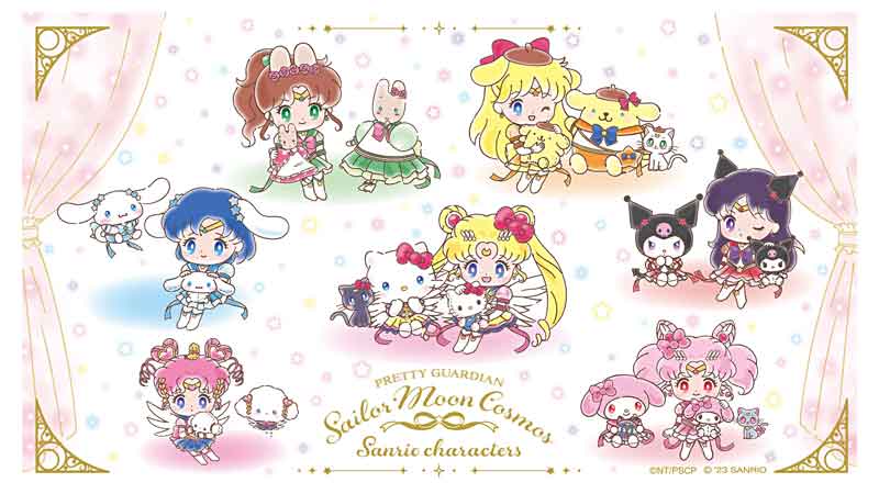 Sailor Moon Cosmos Meets Sanrio Characters
